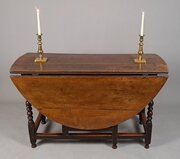 George I Drop Leaf Oak Table C. 1710