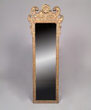 George I English Giltwood Pier Glass Mirror
