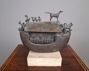Guiseppe Macri Bronze Of Noahs Ark 1967