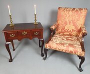 Irish George III Mahogany Gainsborough Chair