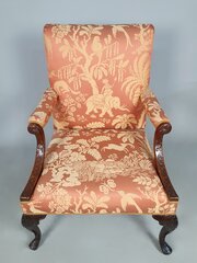 Irish George III Mahogany Gainsborough Chair
