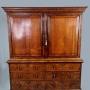 Queen Anne Burr Walnut Press Cupboard c. 1700