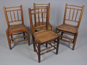 Set of Four Shropshire Farmhouse Chairs