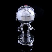  Solid Silver Russian Judaica Spice Shaker 1894