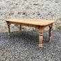 Eight Seater Pine Farmhouse Dining Table 