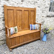 Preselli Hills Welsh Pine Box Settle