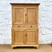 Rare Welsh Pine Housekeepers Cupboard C1840