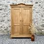 Small Victorian Pine Wardrobe 