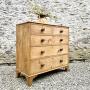 Stunning Pale Pine Victorian Chest of Drawers