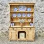 Welsh Pine 19thC Dog Kennel Kitchen Dresser