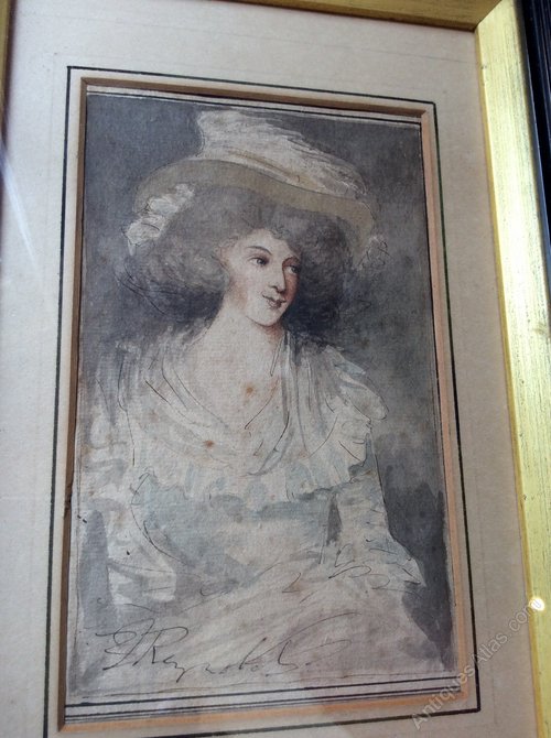 Antiques Atlas - Sir Joshua Reynolds 1723 - 1792 Attributed