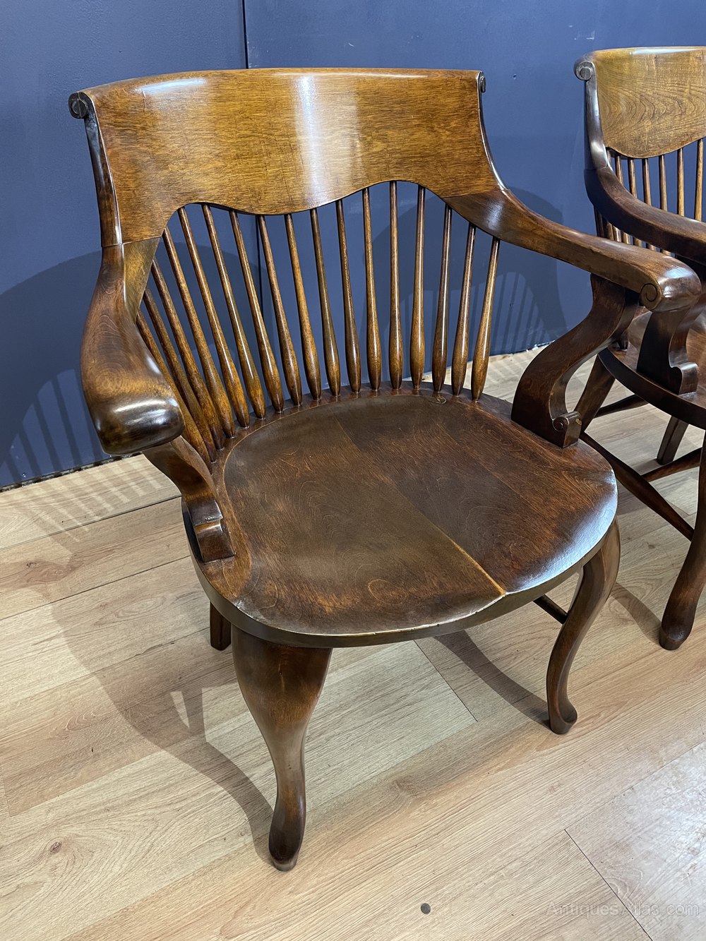 Pair Of Desk Chairs Antiques Atlas