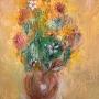 Flowers In Vase by Michael Forster 1907 -2002
