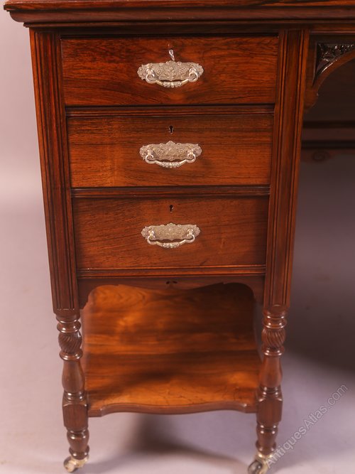 Super Quality Desk In Rosewood Johnson And Appleyard Antiques Atlas