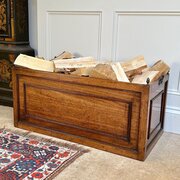19th C Country House Log Bin