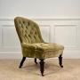 19th C Gillows Slipper Chair