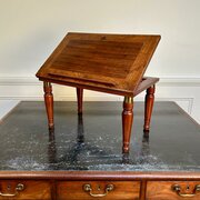 19th C Mahogany Campaign Table Top Reading Stand