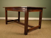 A Small Chestnut & Oak Farmhouse Table