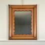 Bold 19th C Pine Wall Mirror