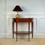 Early 19th C Mahogany 2 Tier Console Table