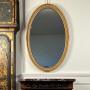 Edwardian Slim Giltwood Mirror
