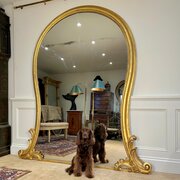 Large Bold William IV Giltwood Mirror