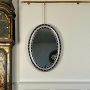 Large Regency Irish Oval Mirror