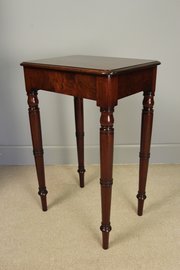 Small George IV Mahogany Side Table