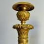 Ormolu candlesticks  pair of gilt candlesticks
