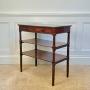 etagere  mahogany 3 tier table