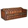 1920 Restored Chesterfield Club Sofa Part Of Suite