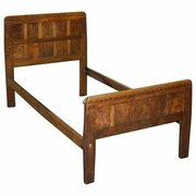 1930s Robert Mouseman Thompson Single Bed Frame