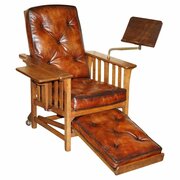 Art Deco Reclining Armchair With Writing Slope