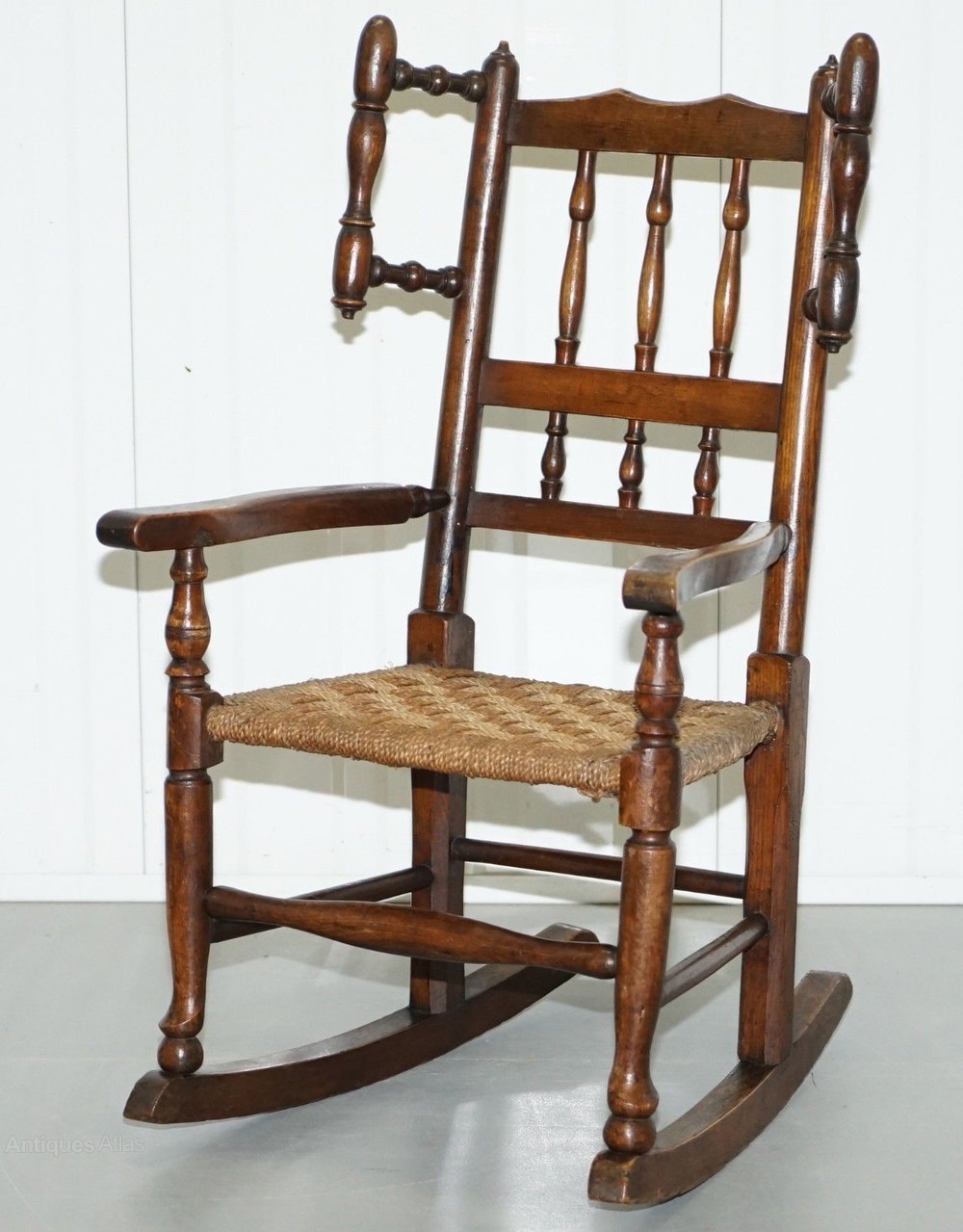 Children's Small Rocking Chair Solid Elm Antiques Atlas