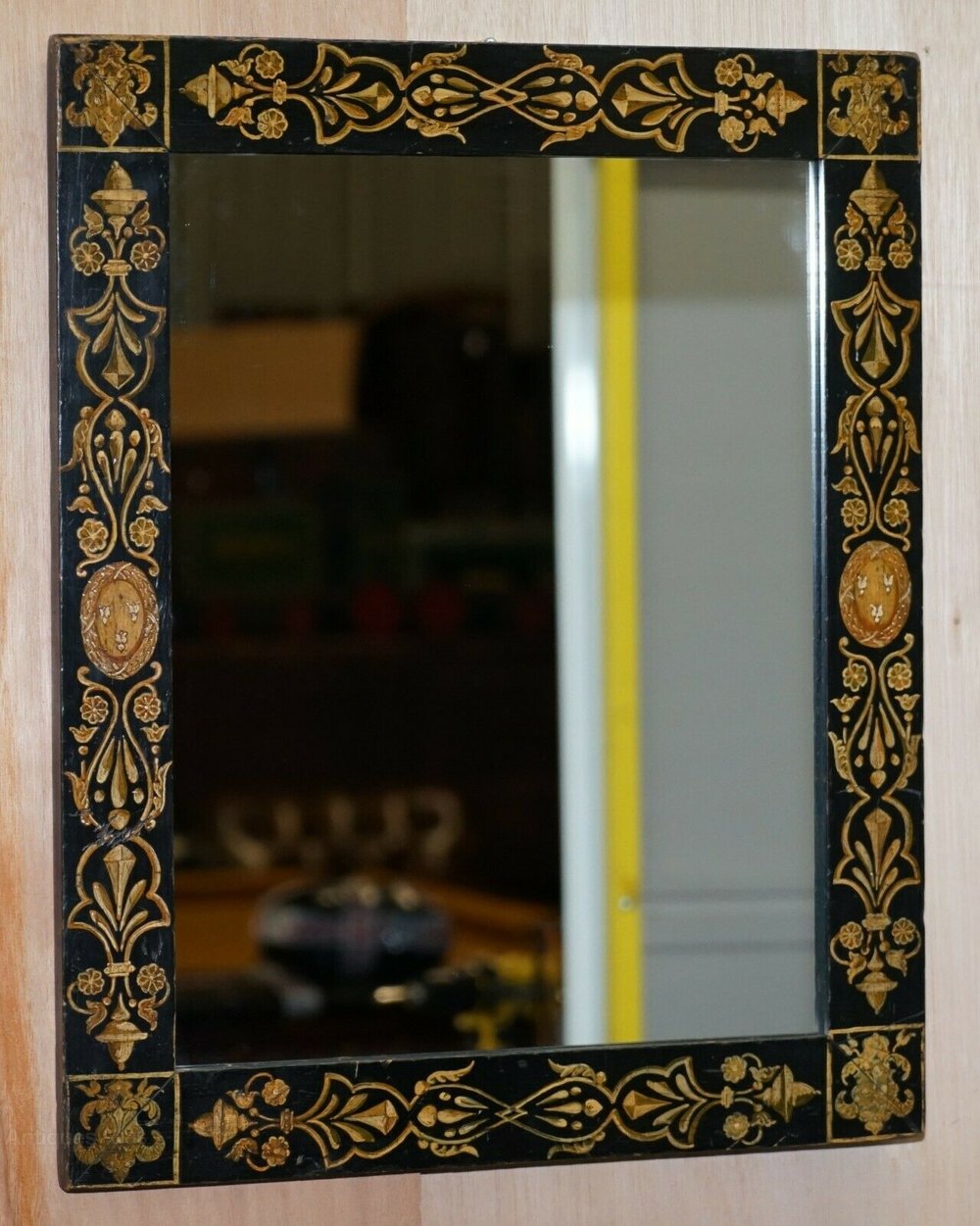 Antiques Atlas - Circa 1840 Victorian Hand Painted Wall Mirror