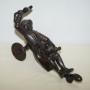 Circa 1880 Black Forest Carved Wine Bottle Holder