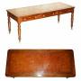  Howard & Sons Leather Top Library Dining Table