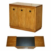 Mid Century Modern 1960s Drexel Teak Home Bar 
