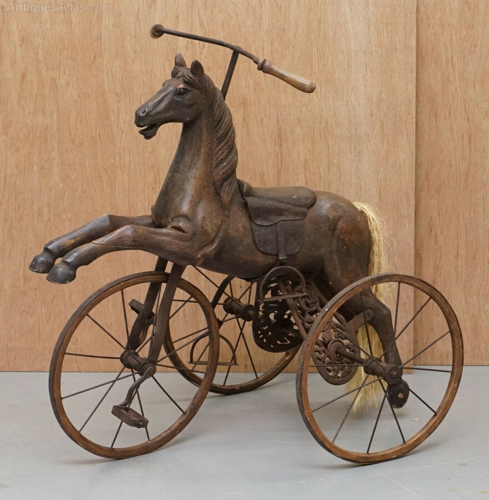 victorian horse tricycle