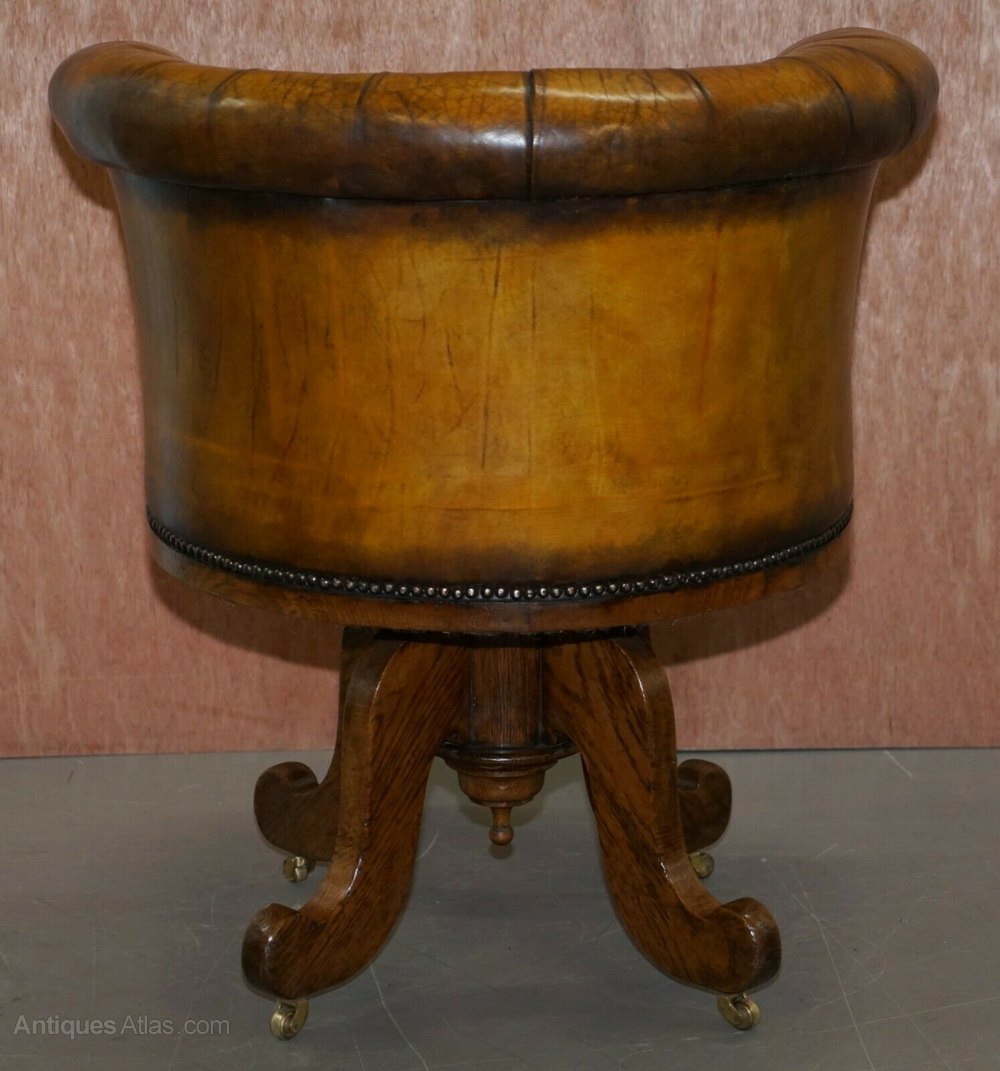 Restored Circa 1860 Chesterfield Captains Chair Antiques Atlas