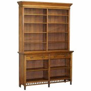 Victorian Maple & Co Stamped Library Bookcase