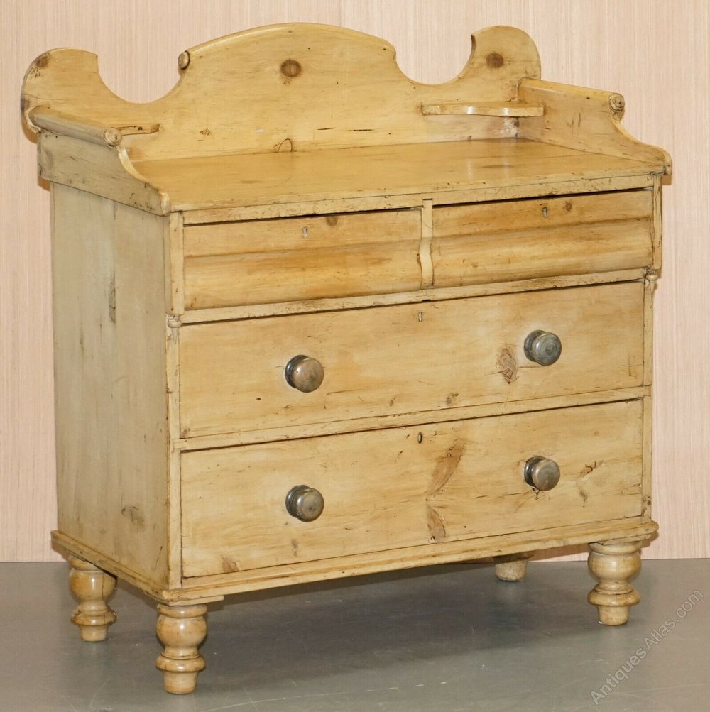 Victorian Pine Chest Of Drawers Wash Stand Antiques Atlas