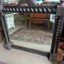 18th Century Spanish Oak Mirror 