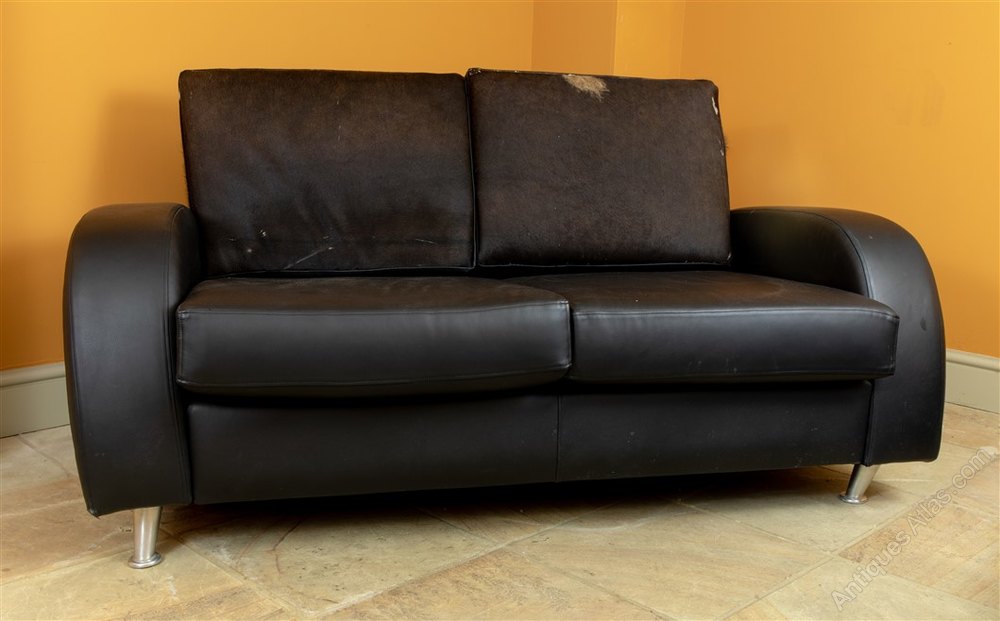 Cow Hide Sofa Art Deco Style