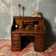 Antique Roll Top Desk 