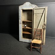 Decorative Victorian Steel Cupboard 