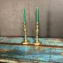 Early 19th century Brass Candlesticks 