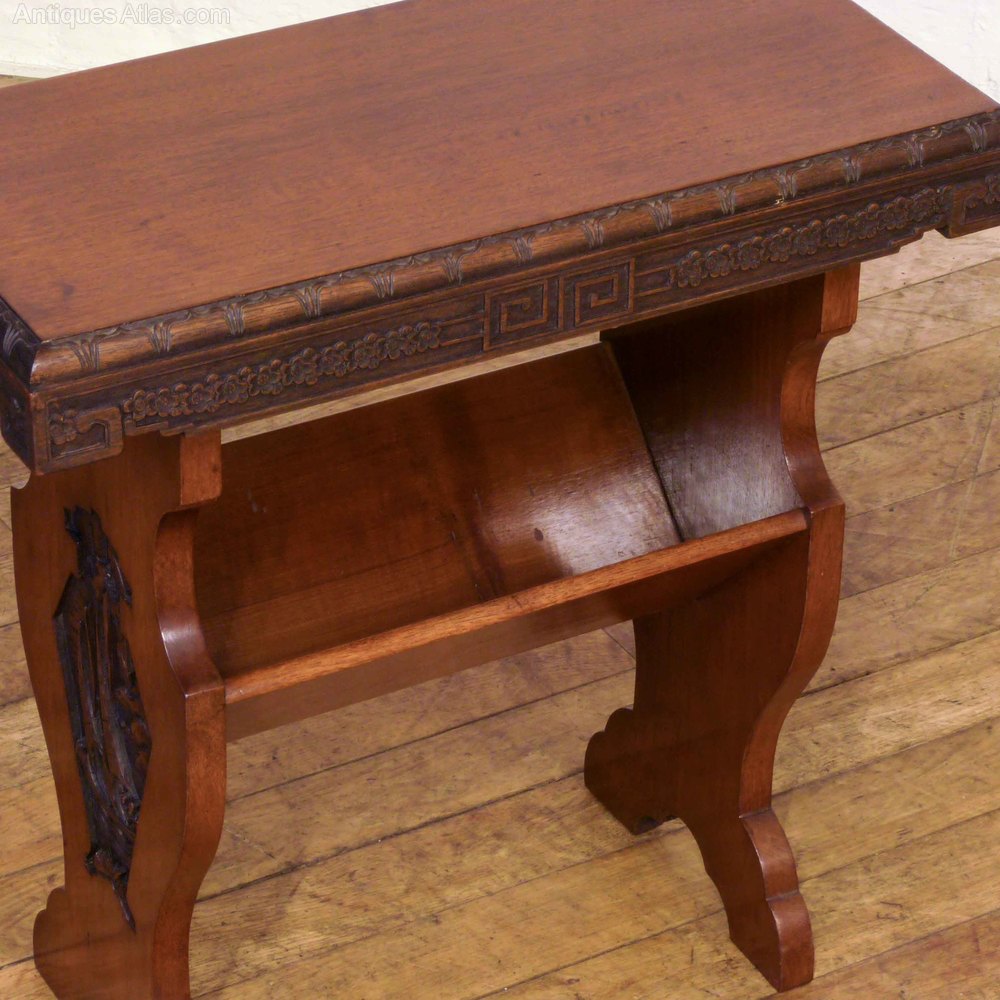 Edwardian Mahogany Book Rack Table Antiques Atlas