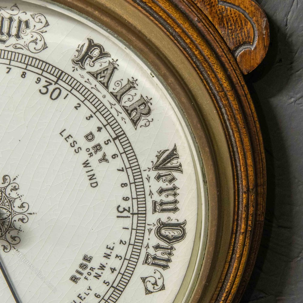 Antiques Atlas Edwardian Oak Barometer