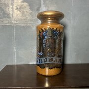 Huge Victorian Apothecary Rhubarb Jar